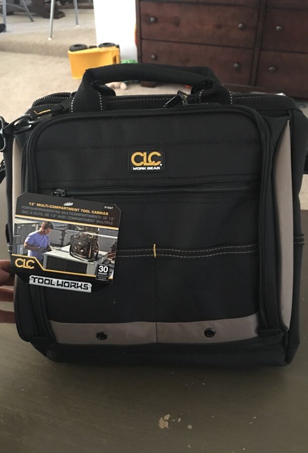 CLC Custom Leathercraft 1537, Multi-Compartment Tool Carrier, 30 Pockets, 13 Inch