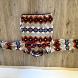 Patagonia synchilla Aztec fleece pull over  Size: M