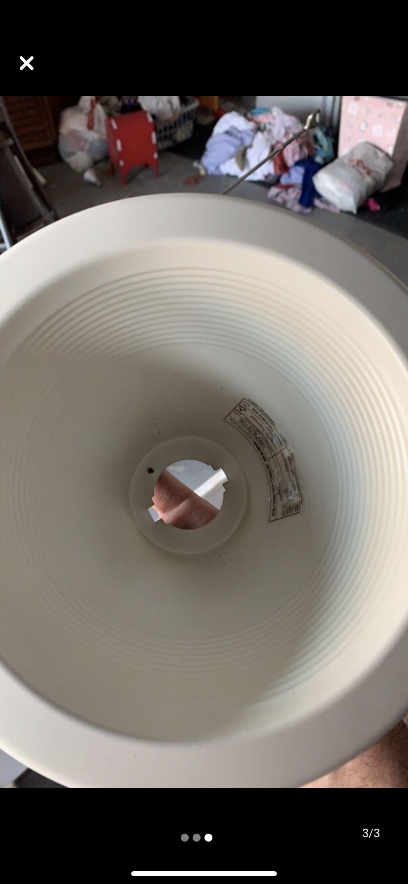 Air tight light fixture holders ceiling