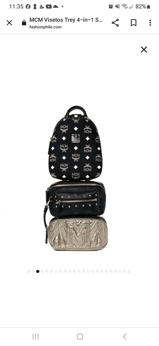 Authentic MCM 4-in-1 Sling Belt Bag-Brand New w/Tags $1075-