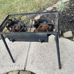 Two propane burners