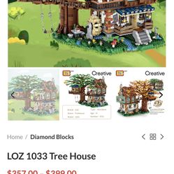 Loz Mini 1033 Treehouse 