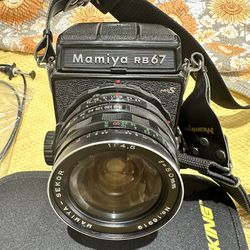 Mamiya RB67 With Sekor 90m Lens Mint
