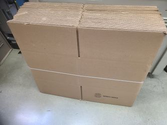 25 Corrugated Pachaking Boxes 13 1/2" x 14" x 10"