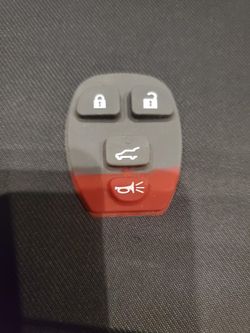 BUICK ENCLAVE ALARM KEY CHAIN RUBBER INSERT
