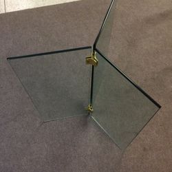 Dining Table Beveled Glass 42x72