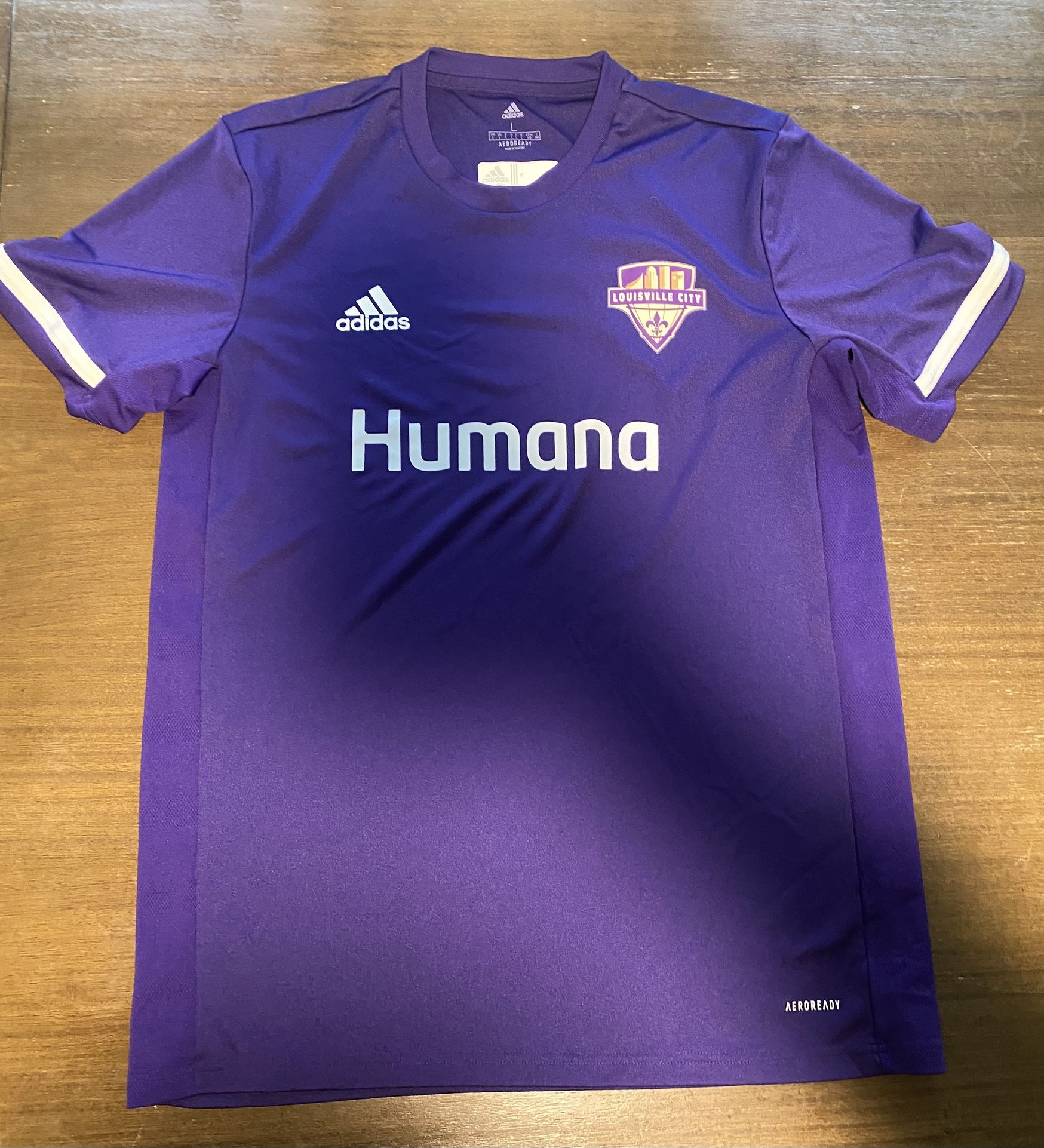 Louisville City FC Men Adult Large L Soccer USL Championship Home Kit Adidas