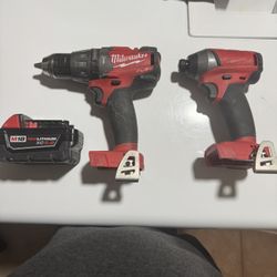 Milwaukee Drills And Battery M18