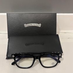 Chrome Hearts Glasses black and silver 