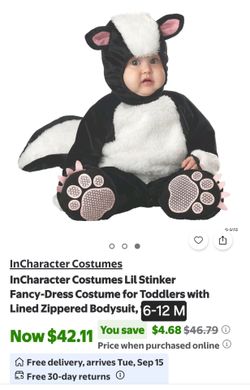 InCharacter Costumes "Lil Stinker" Costume 6-12M
