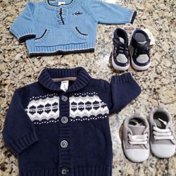 Infant Sweaters & Shoes