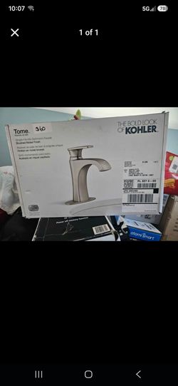 Kohler Tome Single-Handle Bathroom Faucet - Brushed Nickel (Brand New)
