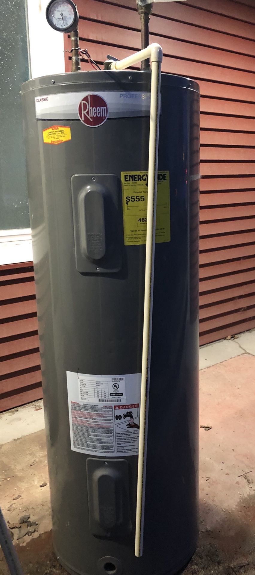 Rheem 50gal electric water heaters (240V)