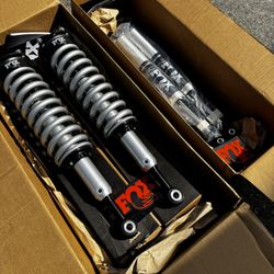 New 19+ GM Chevy Fox 2.0 Performance Series Front & Rear Coilover Shocks 0-2” Lift Silverado Sierra