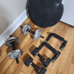 Home Weights And Misc Workout Equipment