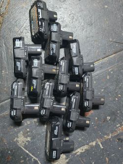 Lot of Ryobi 18V Lithium Batteries for parts