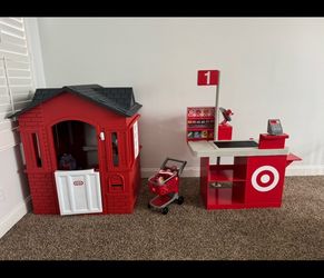 Little Tikes Playhouse – Red Cottage Style Kids Playhouse