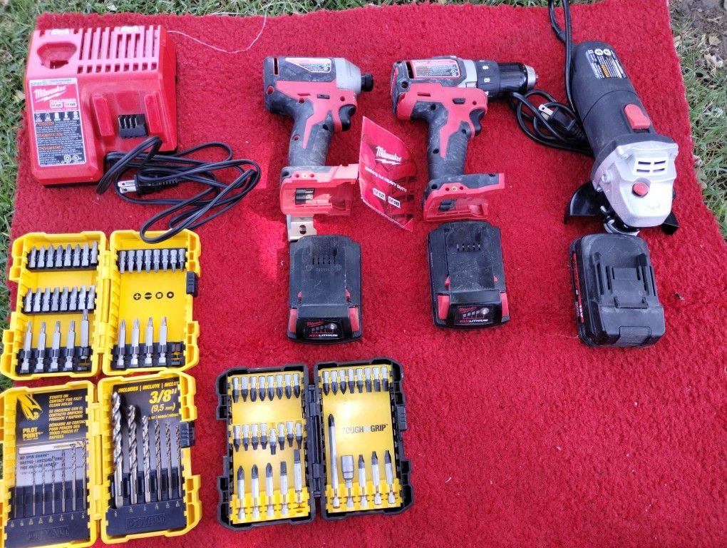 Drill And Impact Batteries And Charger