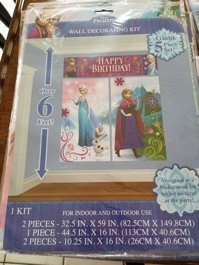 Frozen party Wall DECORATING Kit