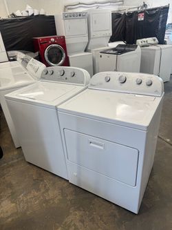 Used Whirlpool Washer And Gas Dryer Top Load