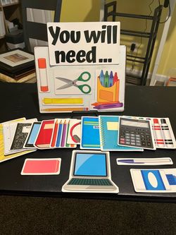 Magnetic classroom materials