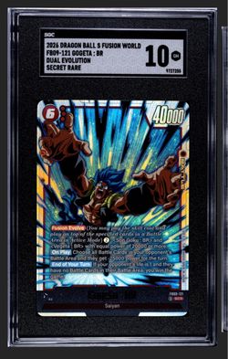 Dragon Ball Fusion World Gogeta BR Secret Rare SGC 10
