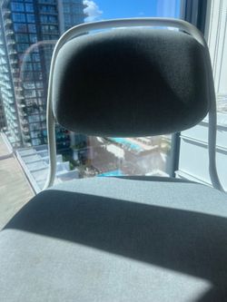 Ikea ÖRFJÄLL Swivel chair, white/Vissle light gray