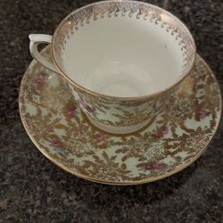 Vintage Tea Cup/ Saucer Colclough China 