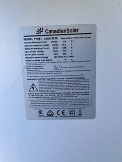Solar panels