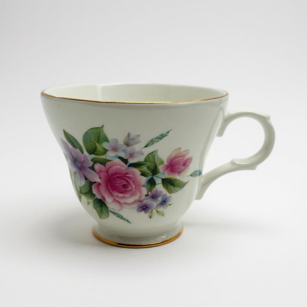 Crown Trent Fine Bone China Teacup – Made in Staffordshire, England