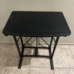 Compact Black Foldable Desk