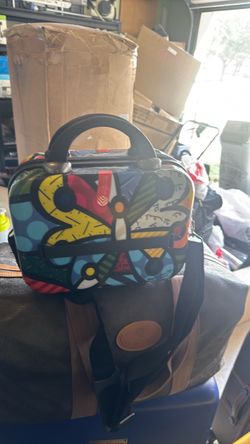 Romero Britto Hard Shell Vanity Case