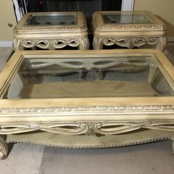 ***REDUCED*** COFFEE TABLE & (2) END TABLES $300