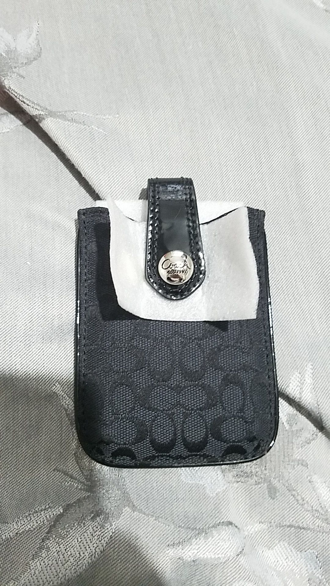 Brand new coach small phone or ID holder