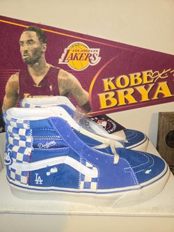 Vans Sk8-Hi Los Angeles Dodgers Classic Blue Size 10M