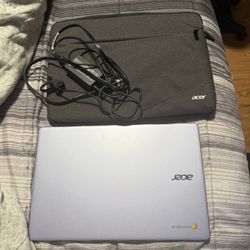 Brand New Purple Chrome Book With Case