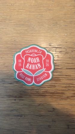 Noah Kahan exclusive rose bowl patch