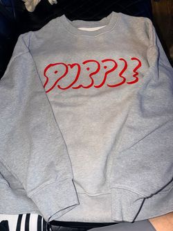 Purple Brand Black Crewneck Sweatshirt