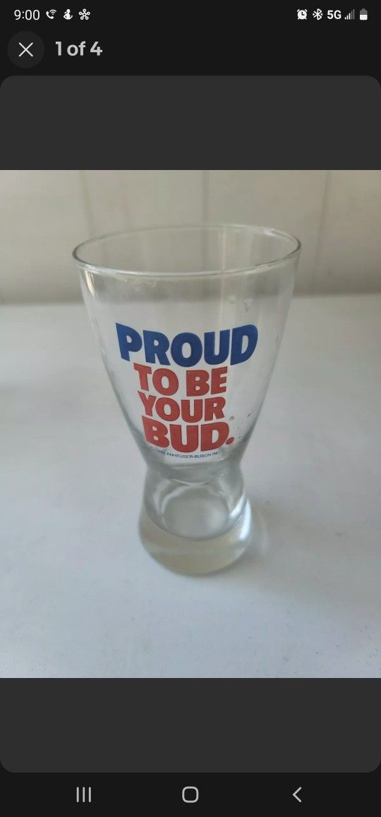 Proud to be your bud budweiser beer cup