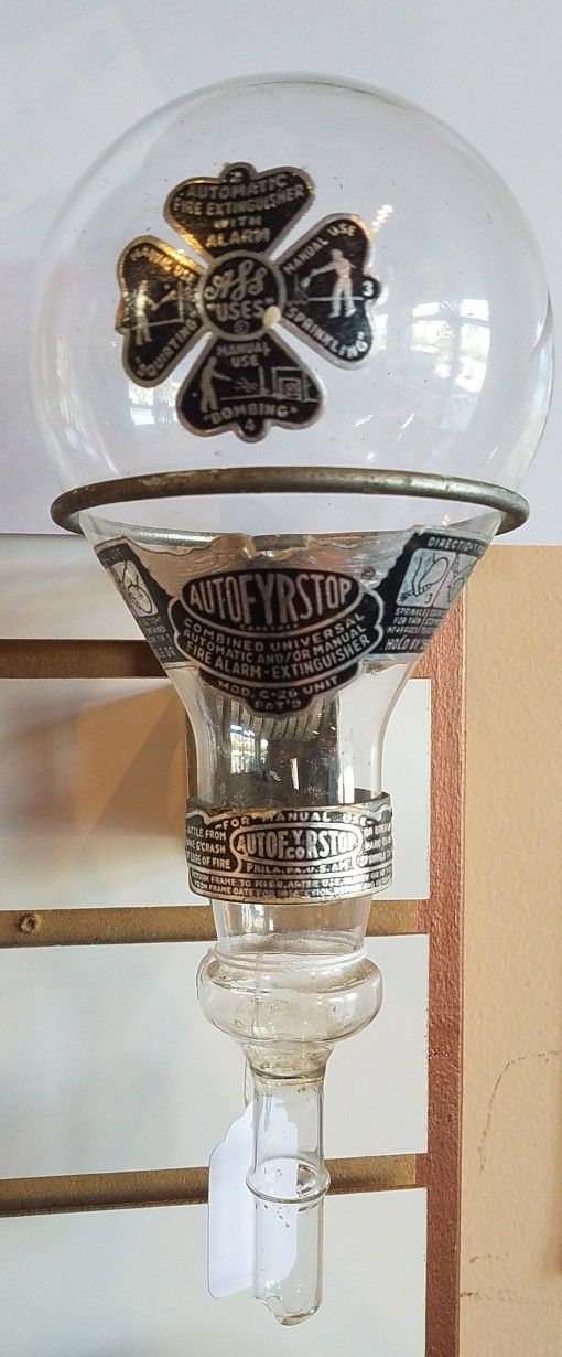 Vintage Glass Fire Extinguisher for Sale in West Palm Beach, FL OfferUp