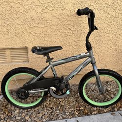 Huffy Rock It 16” Kids Bike – Green Rims, Ready to Ride