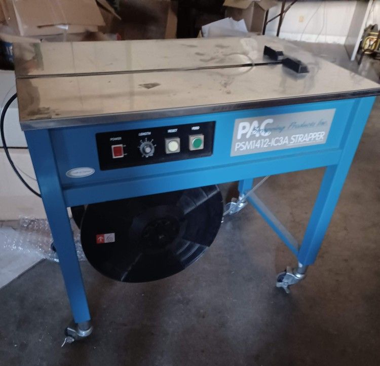 PAC PSM1412-IC3A Standard Semi Automatic Strapping Machine Strapper Bundling
