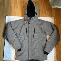 Men’s Pulse Gray Winter Jacket Small