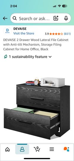 Almost new! 2 Drawer Legal Or Standard File Cabinet