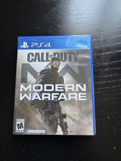 Cod Modern Warfare Like New  Ps4