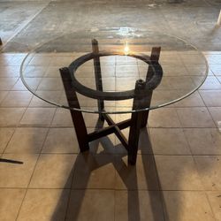 Glass farmhouse Dinner table