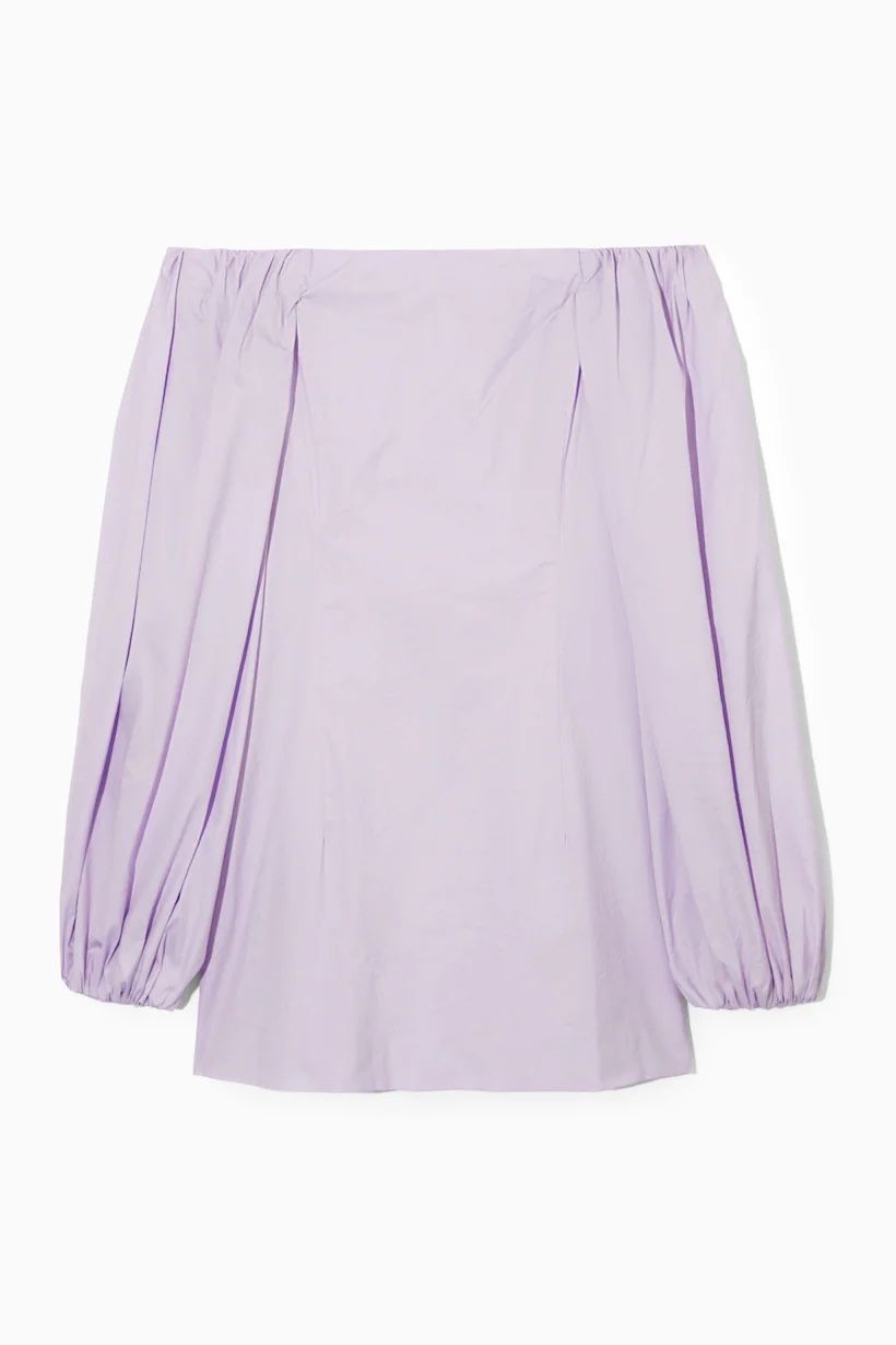 Cos Off-The-Shoulder Mini Dress