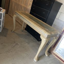 Side Table & Super Large Mirror 