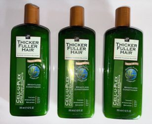 Thicker Fuller Hair Cell-U-Plex Weightless Conditioner 3-Pack