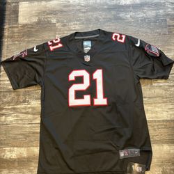 Deion Sanders (sizes In Description) black Atlanta Falcons throwback classic jersey